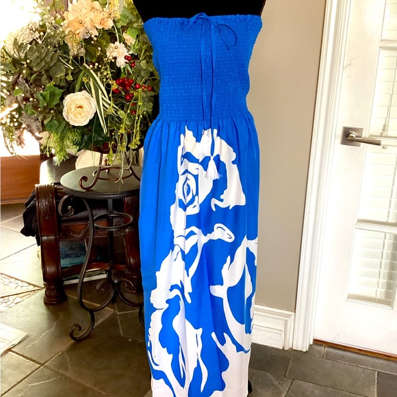 NWT Plus Size Gypsy Blu Tube full length dress 2X & 3X - Picture 1 of 10